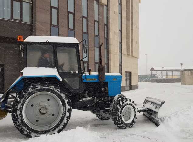 В «Пензаконцерте» активно ведутся работы по уборке снега